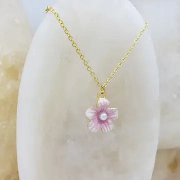 Cherry Blossom Pendant with Freshwater Pearl