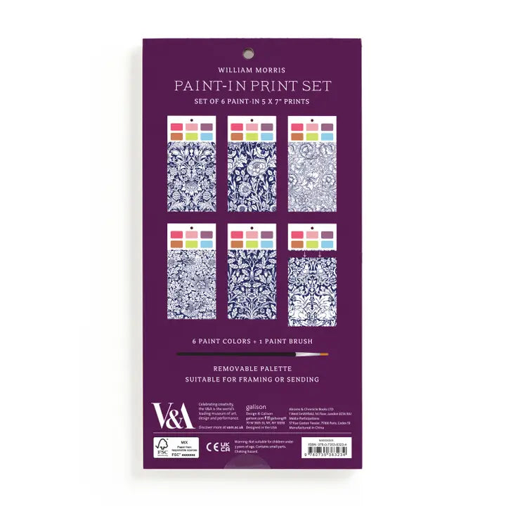 William Morris Paint-In Card Set