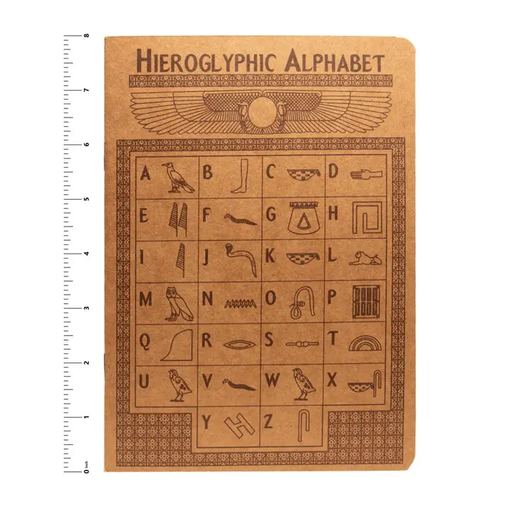Egyptian Hieroglyphics Alphabet Sketchbook