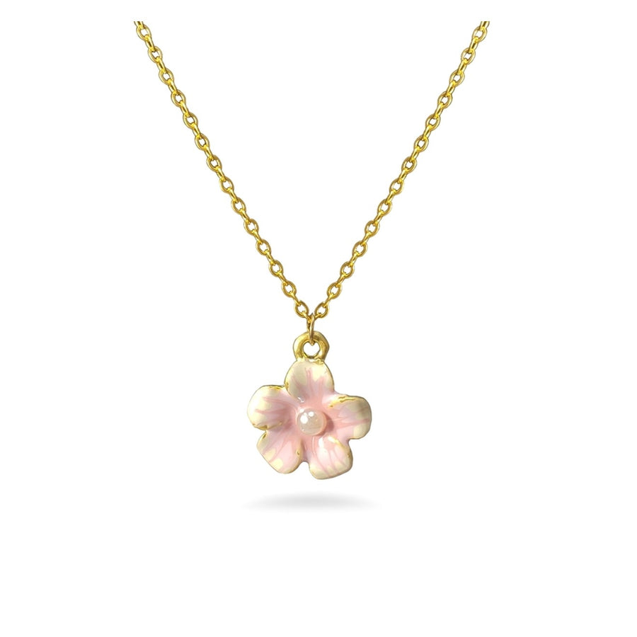 Cherry Blossom Pendant with Freshwater Pearl