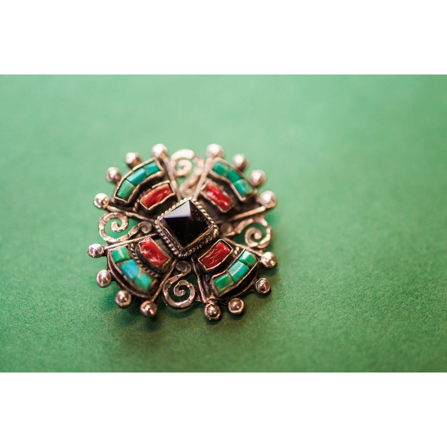 Sterling Silver Cruz de Malta Chica Pendant / Brooch