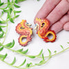 Large Dragon Earrings