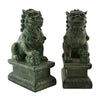 Fu Dogs with Bronze Finish Set