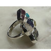 Gabriel Pena Multi Gemstone Sterling Silver Ring