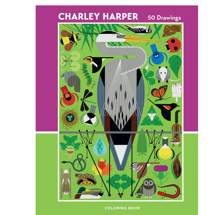 Charley Harper 50 Drawings Coloring Book