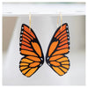 Monarch Butterfly Wing Earrings