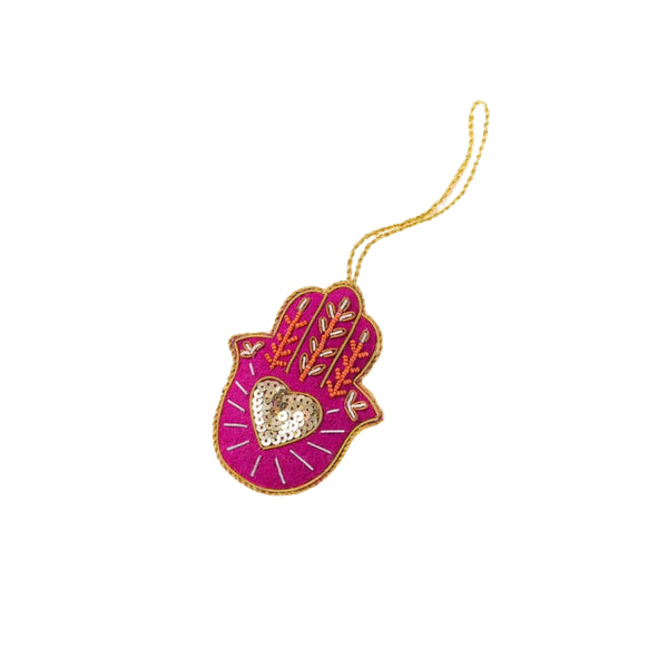 Plush Hamsa Felt Ornament