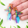 Small Hummingbird Earrings