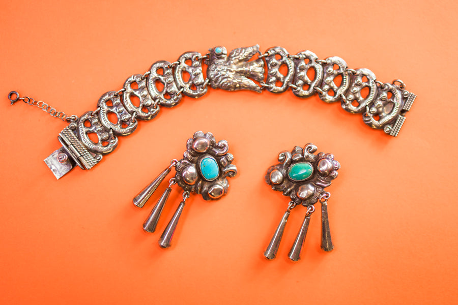 Sterling Silver Paloma Con Arco Bracelet