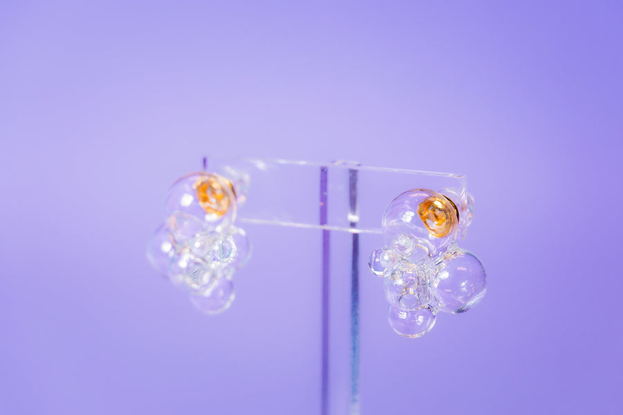 Glass Bubble Earrings
