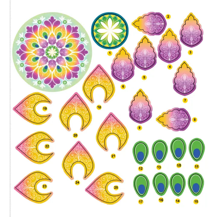 Rangoli with Stickers Activity Book