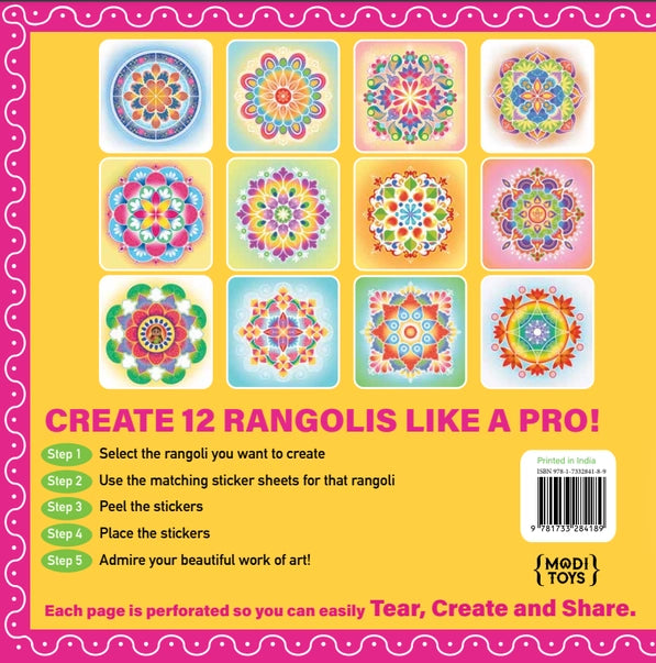Rangoli with Stickers Activity Book