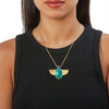 Tiffany Inspired Scarab Brooch / Pendant Combo