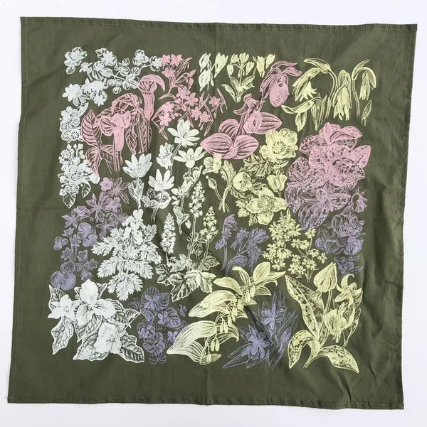 Spring Wildflower Bandana