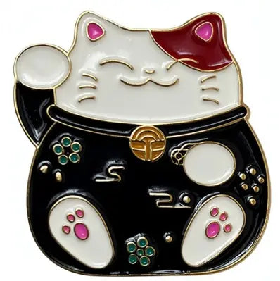 Lucky Cat Enamel Pin