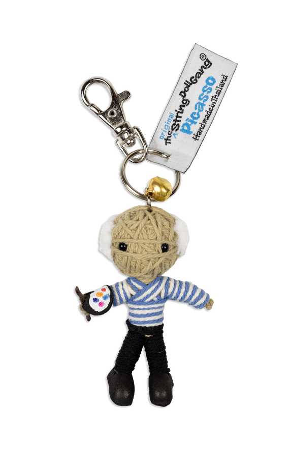 Pablo Picasso String Doll Keychain