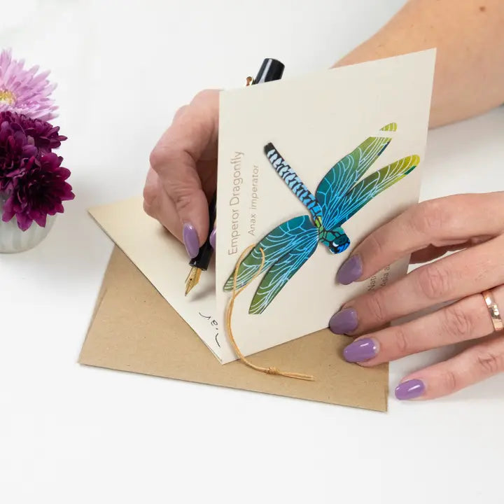 Dragonfly Ornament and Notecard