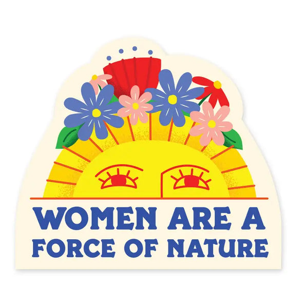Women Nature Sun Sticker