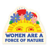 Women Nature Sun Sticker