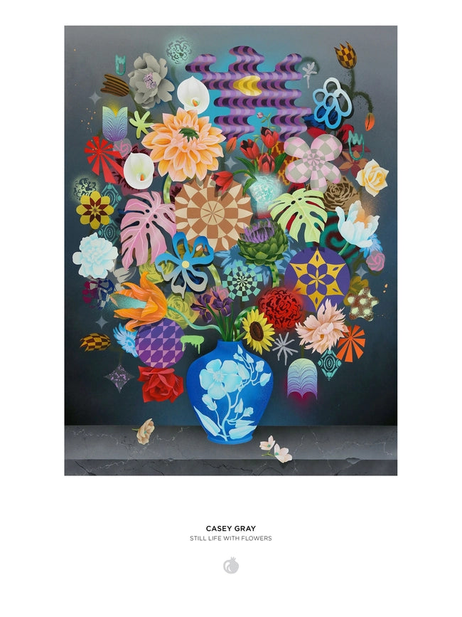 Casey Gray: Still Life with Flowers 1000 Piece Jigsaw Puzzle