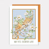 Magnolia Cat Birthday Card