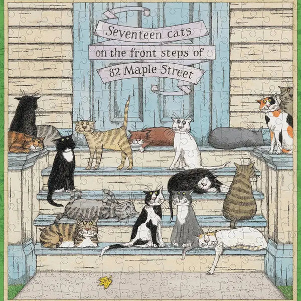 Edward Gorey: Seventeen Cats 300 Piece Jigsaw Puzzle