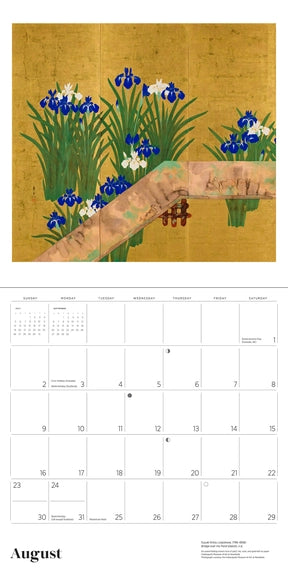 Dreams of Edo: Japanese Scrolls & Screens 2026 Calendar