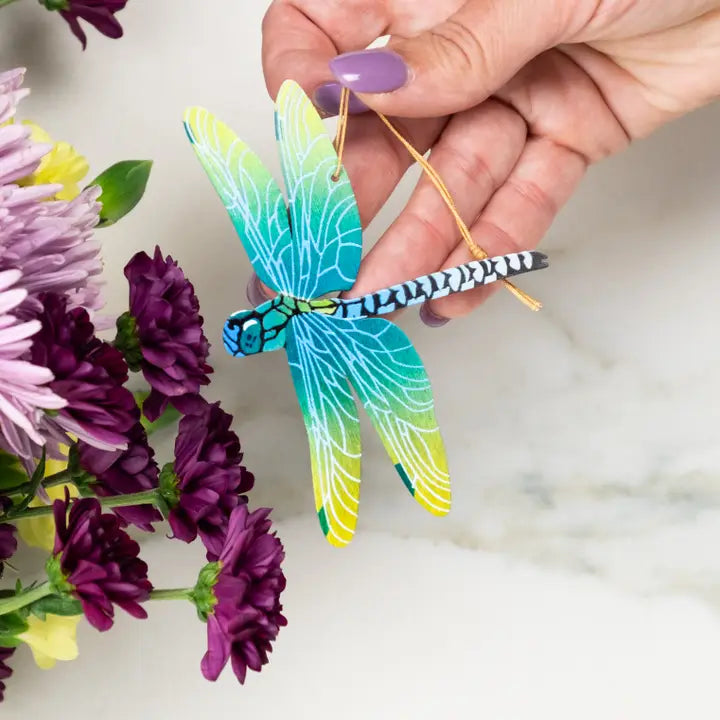 Dragonfly Ornament and Notecard