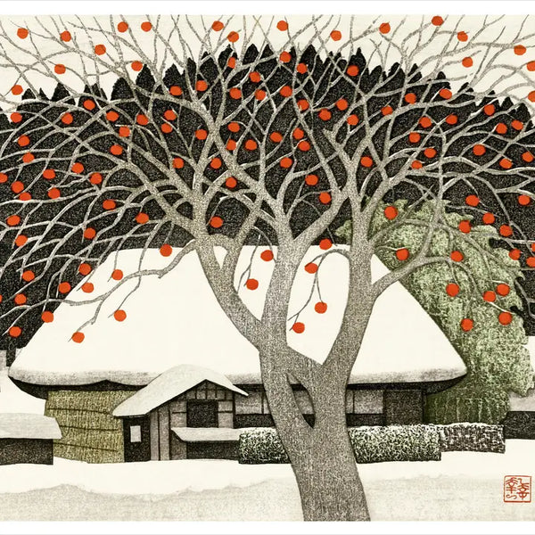 Kazuyuki Ohtsu: Remaining Persimmons Boxed Holiday Cards