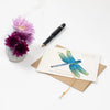 Dragonfly Ornament and Notecard