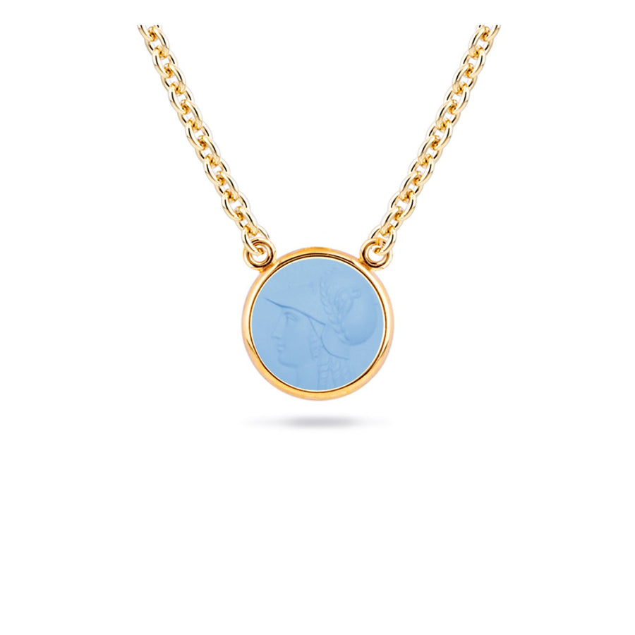 Minerva Light Blue GTC Necklace