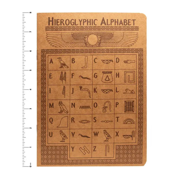 Egyptian Hieroglyphics Alphabet Sketchbook