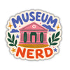 Colorful Museum Nerd Sticker