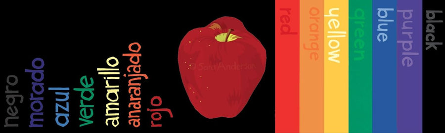 Apples Are Red English/Spanish Board Book