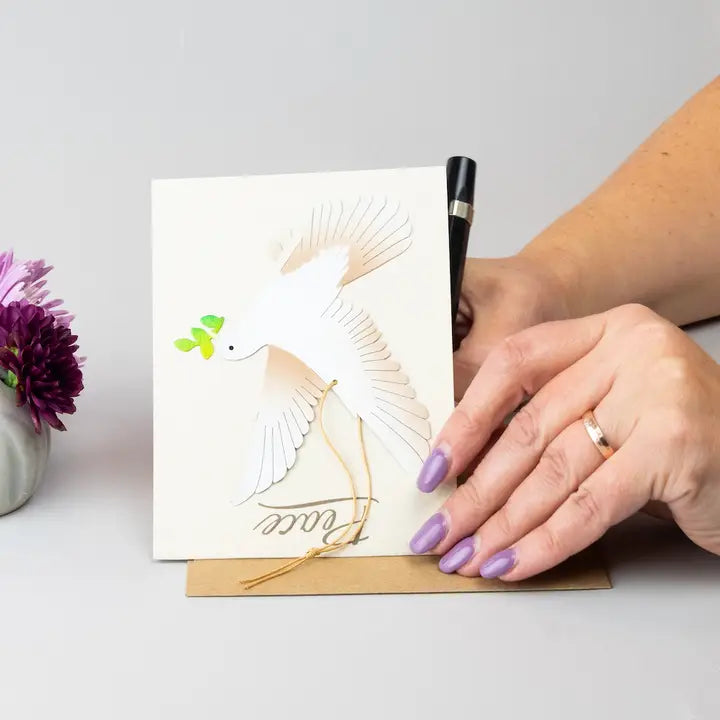 Peace Dove Ornament with Notecard