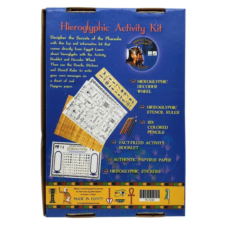 Egyptian Hieroglyphic Activity Kit