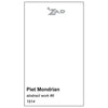 Mondrian Fine Art Silver Post Earrings