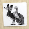 Jackalope Skelly Sticker