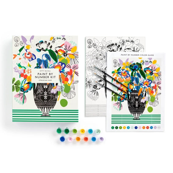 Kitty Mccall Etruscan Vase Paint By Number Kit