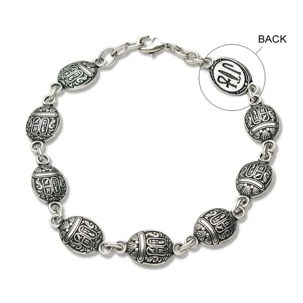 Scarab Link Bracelet