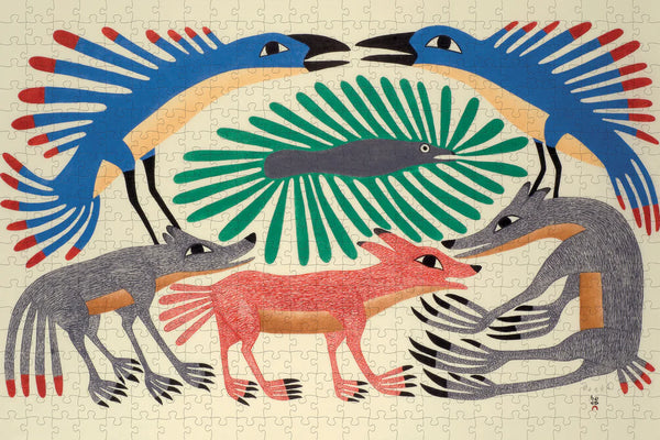 Kenojuak Ashevak: Six Part Harmony 500 Piece Jigsaw Puzzle