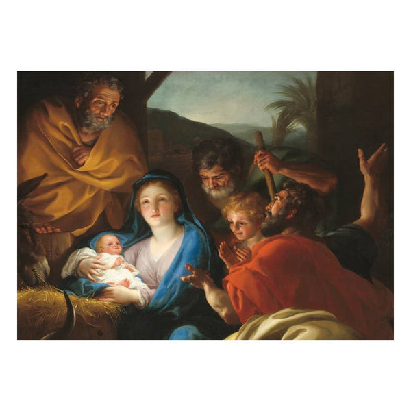 Anton Raphael Mengs: Adoration of Shepherds Holiday Card