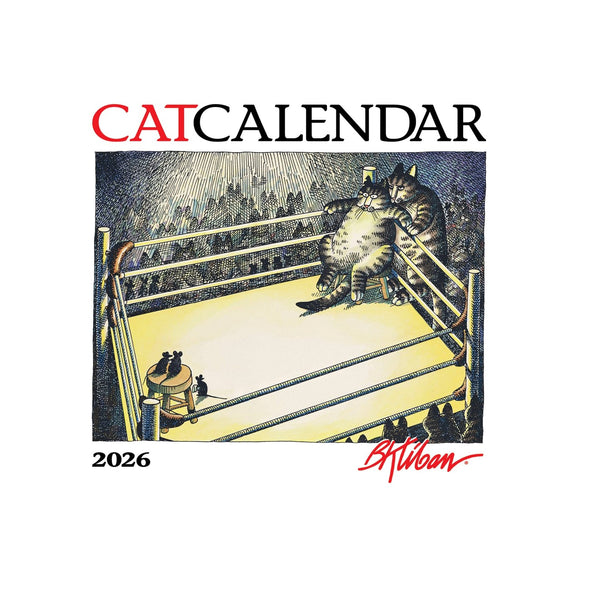 B.Kliban: CatCalendar 2026 Mini Wall Calendar