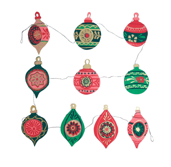 Baubles Sewn Garland