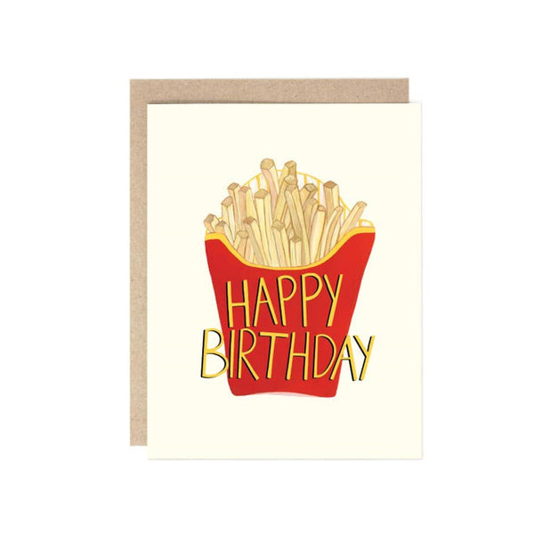 Birthday Fries Greeting Card