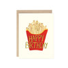 Birthday Fries Greeting Card