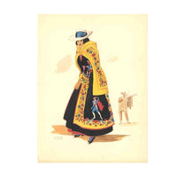 Print: Edouard Halouze - Costumes of South America