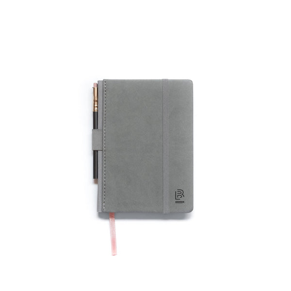 Small Blackwing Grey Blank Notebook with Pencil