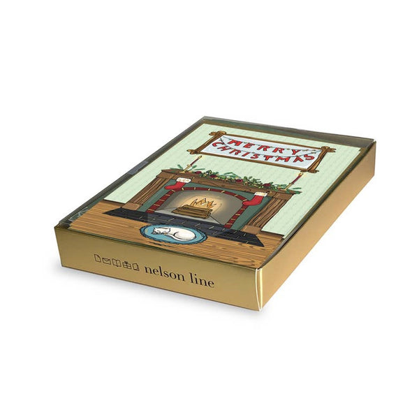 By the Fire Boxed Holiday Cards