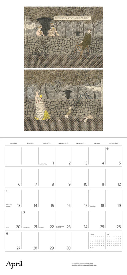 Edward Gorey: Centennial Edition 2025 Calendar